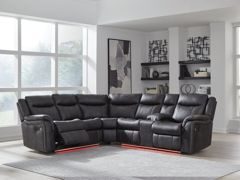 Sultan Meadow Reclining Sectional - Jay's Mattress Plus (NY)