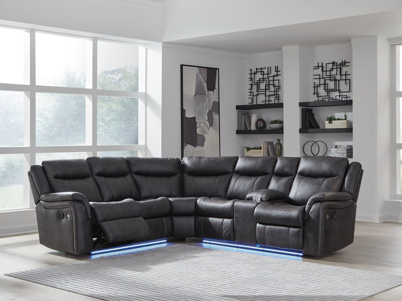 Sultan Meadow Reclining Sectional - Jay's Mattress Plus (NY)