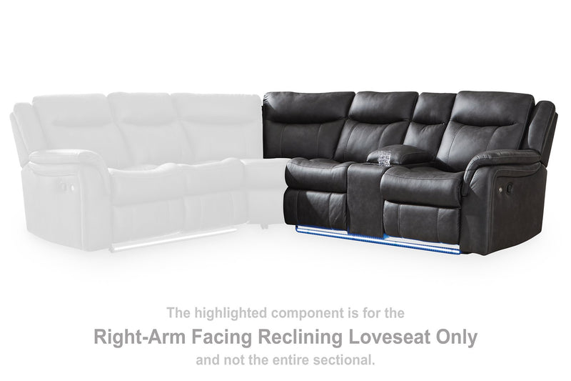 Sultan Meadow Reclining Sectional - Jay's Mattress Plus (NY)