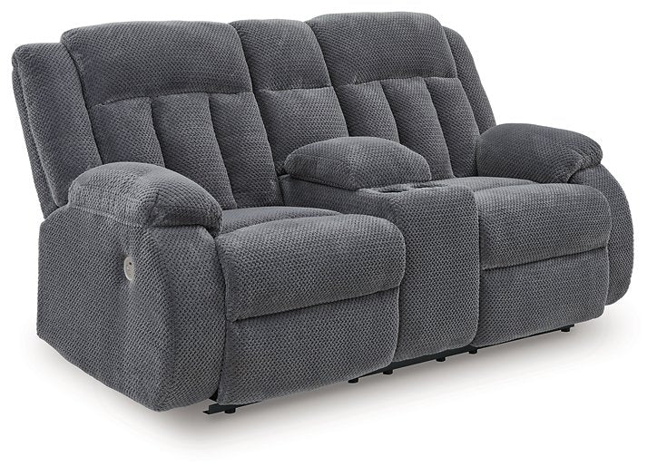 Observation Power Reclining Loveseat with Console - Jay's Mattress Plus (NY)