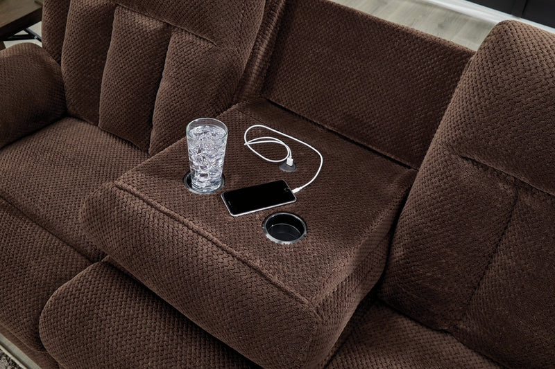 Observation Power Reclining Sofa with Drop Down Table - Jay's Mattress Plus (NY)