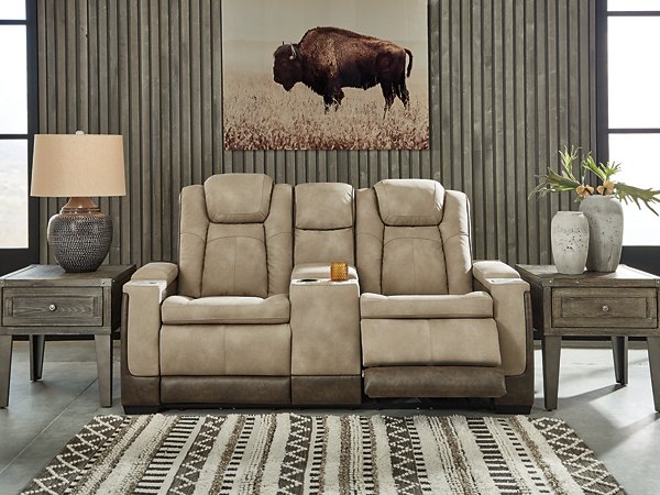 Next-Gen DuraPella Power Reclining Loveseat with Console - Jay's Mattress Plus (NY)