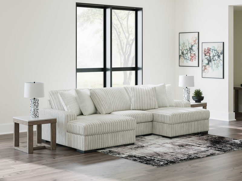 Stupendous Sectional with Double Chaise - Jay's Mattress Plus (NY)