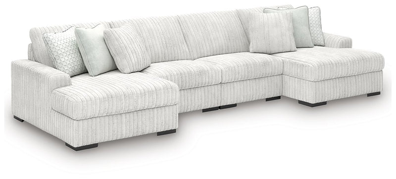 Stupendous Sectional with Double Chaise - Jay's Mattress Plus (NY)