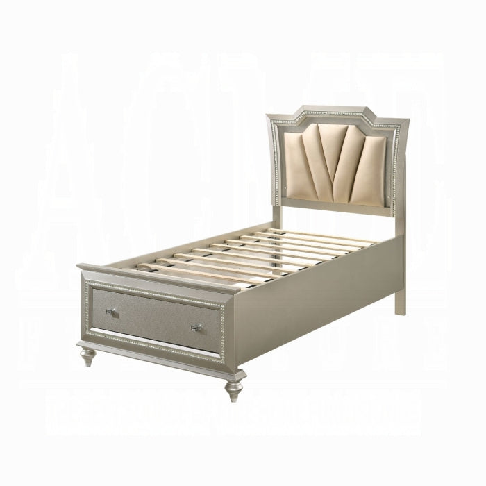 Kaitlyn Twin Bed With Led and Storage - Jay's Mattress Plus (NY)