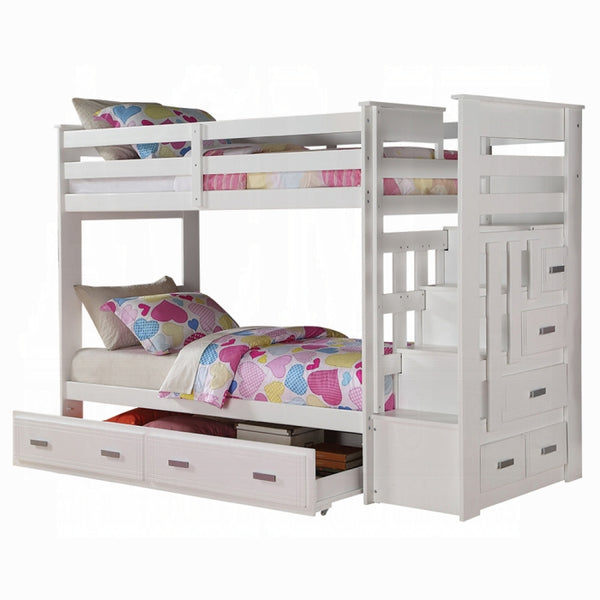 Allentown Twin-Twin Bunk Bed With Trundle and Storage - Jay's Mattress Plus (NY)