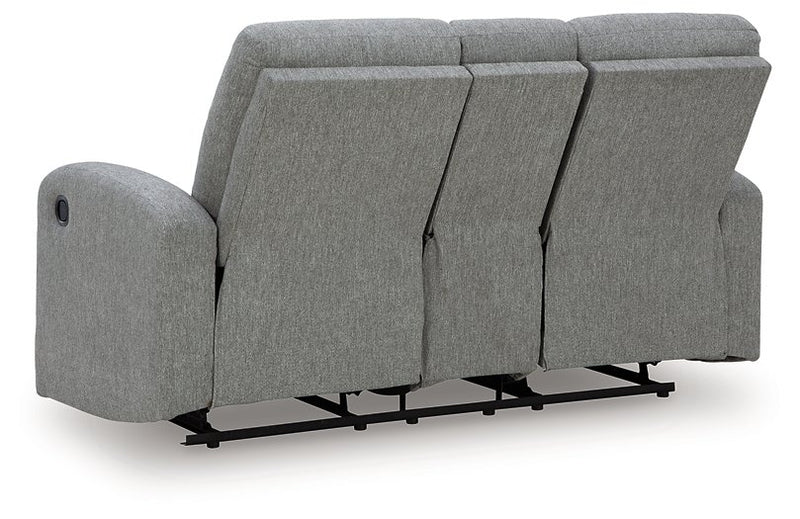Gauntlet Reclining Loveseat with Console - Jay's Mattress Plus (NY)