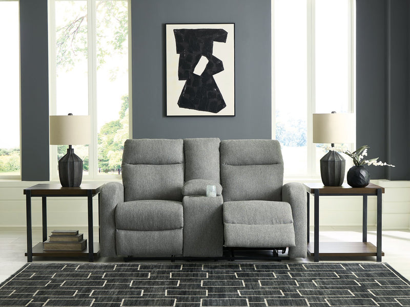Gauntlet Reclining Loveseat with Console - Jay's Mattress Plus (NY)