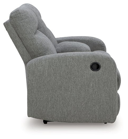 Gauntlet Reclining Loveseat with Console - Jay's Mattress Plus (NY)