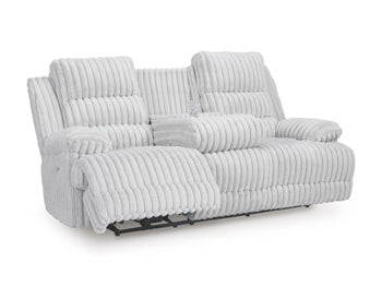 Rhines Falls Power Reclining Sofa with Drop Down Table - Jay's Mattress Plus (NY)