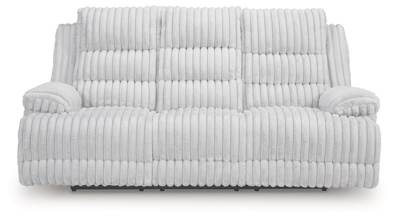 Rhines Falls Power Reclining Sofa with Drop Down Table - Jay's Mattress Plus (NY)