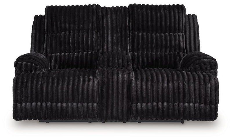 Rhine Falls Reclining Loveseat with Console - Jay's Mattress Plus (NY)
