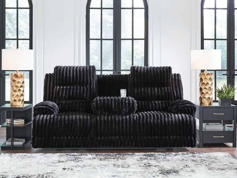 Rhine Falls Power Reclining Sofa with Drop Down Table - Jay's Mattress Plus (NY)
