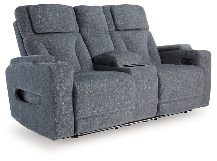 Studio Cave Power Reclining Loveseat with Console - Jay's Mattress Plus (NY)