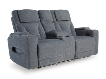 Studio Cave Power Reclining Loveseat with Console - Jay's Mattress Plus (NY)