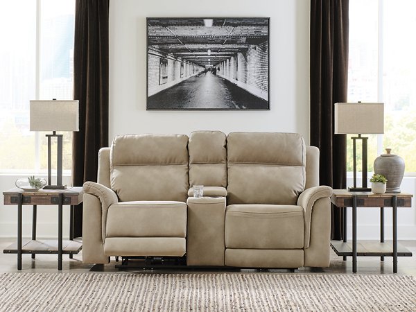 Next-Gen DuraPella Power Reclining Loveseat with Console - Jay's Mattress Plus (NY)