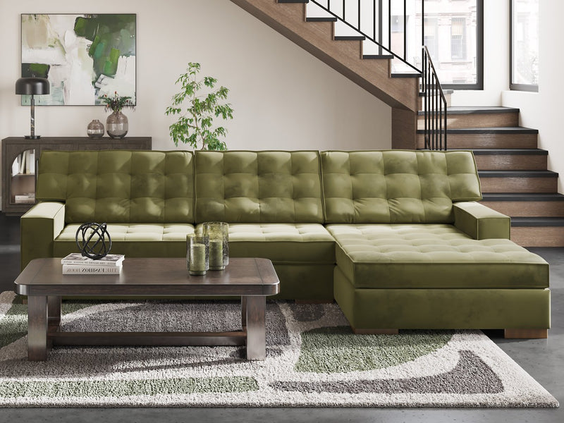 Caspian-Town Sectional with Chaise - Jay's Mattress Plus (NY)