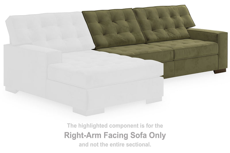 Caspian-Town Sectional with Chaise - Jay's Mattress Plus (NY)