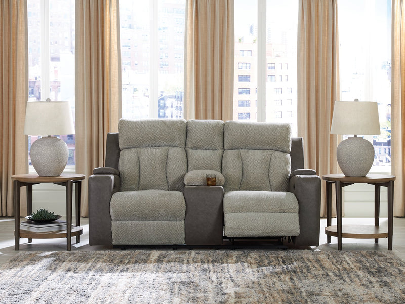 WhipLash Power Reclining Loveseat with Console - Jay's Mattress Plus (NY)