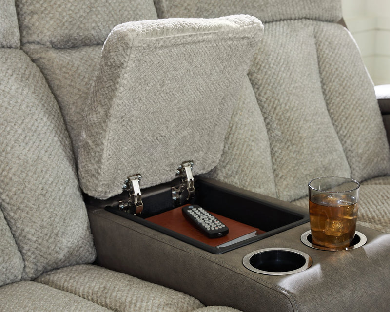 WhipLash Power Reclining Loveseat with Console - Jay's Mattress Plus (NY)