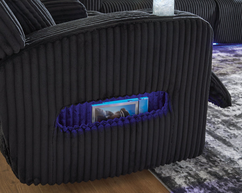 Forest Lake Power Reclining Loveseat with Console - Jay's Mattress Plus (NY)