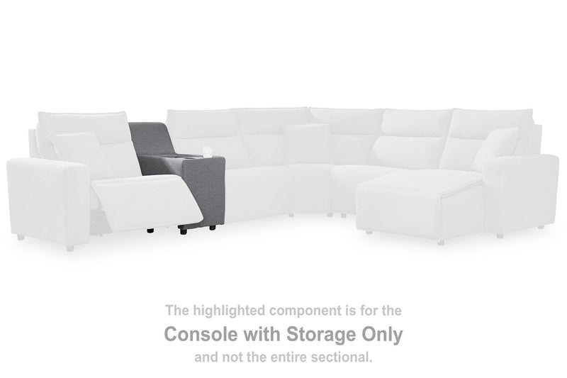 Modmax Reclining Sectional with Console - Jay's Mattress Plus (NY)