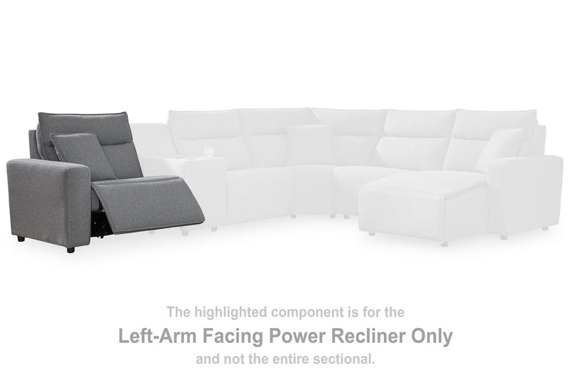 Modmax Reclining Sectional with Audio Console - Jay's Mattress Plus (NY)