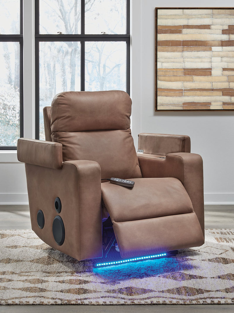 Lorrenton Power Glider Recliner with Audio System - Jay's Mattress Plus (NY)