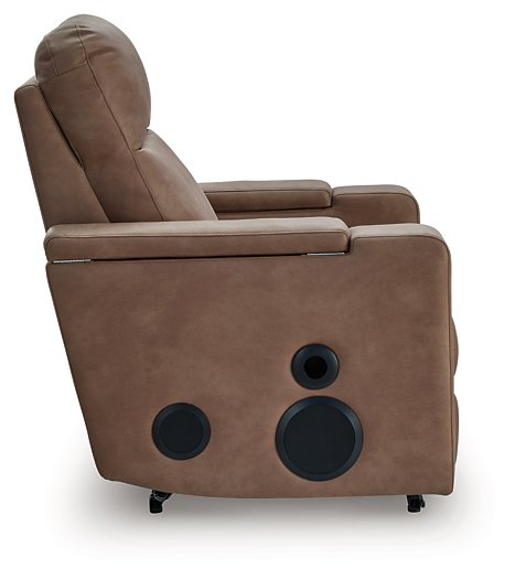 Lorrenton Power Glider Recliner with Audio System - Jay's Mattress Plus (NY)