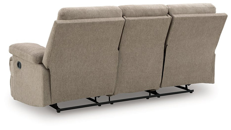 Side-Swipe Reclining Sofa with Drop Down Table - Jay's Mattress Plus (NY)