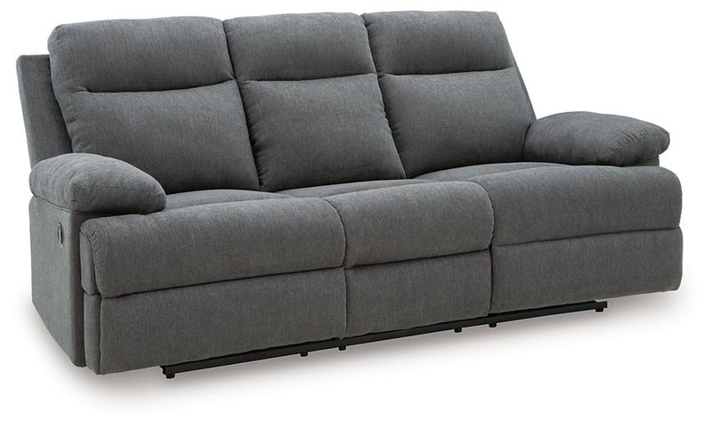 Side-Swipe Reclining Sofa with Drop Down Table - Jay's Mattress Plus (NY)