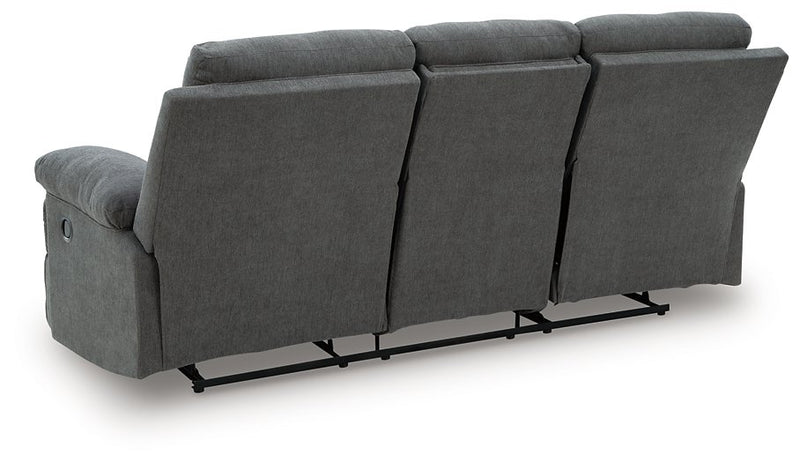 Side-Swipe Reclining Sofa with Drop Down Table - Jay's Mattress Plus (NY)