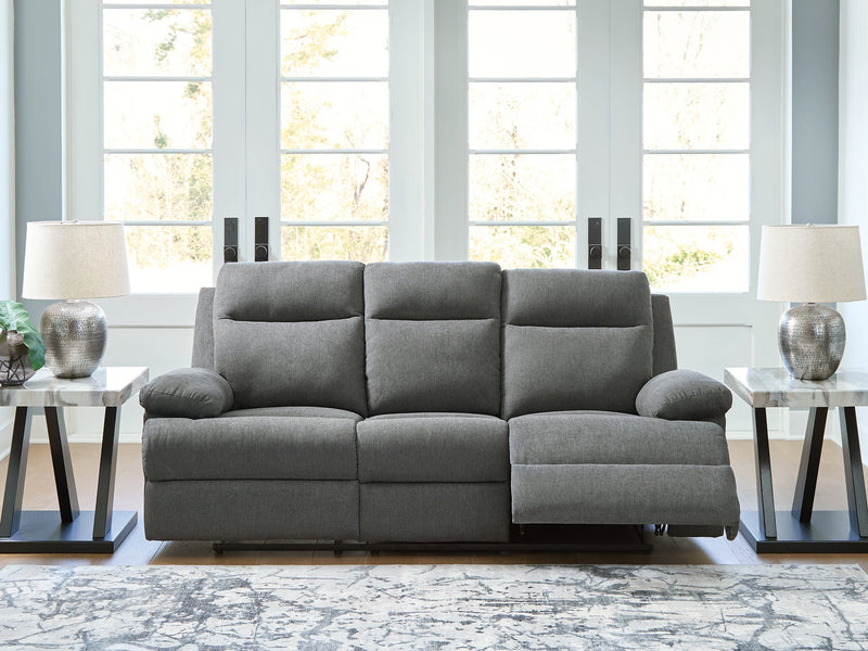 Side-Swipe Reclining Sofa with Drop Down Table - Jay's Mattress Plus (NY)