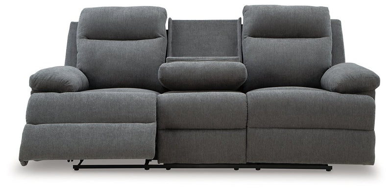 Side-Swipe Reclining Sofa with Drop Down Table - Jay's Mattress Plus (NY)