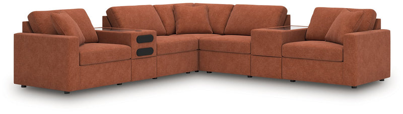 Modmax Balanced Sectional with Audio and Storage Consoles - Jay's Mattress Plus (NY)