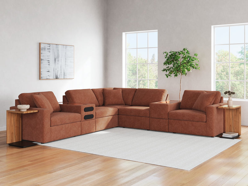 Modmax Balanced Sectional with Audio and Storage Consoles - Jay's Mattress Plus (NY)