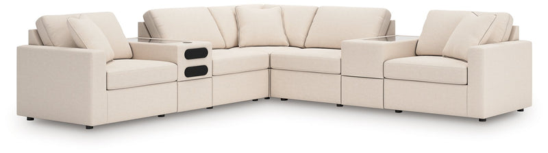 Modmax Balanced Sectional with Audio and Storage Consoles - Jay's Mattress Plus (NY)
