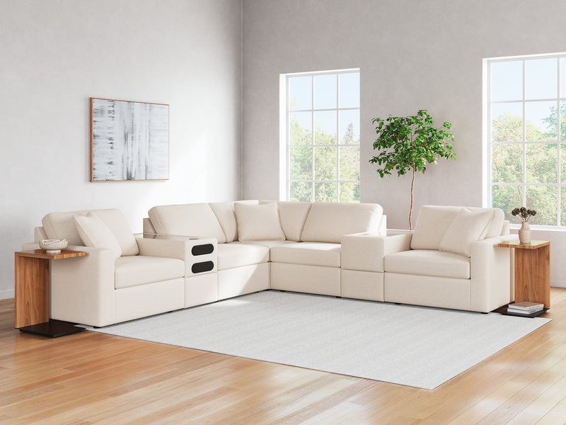 Modmax Balanced Sectional with Audio and Storage Consoles - Jay's Mattress Plus (NY)