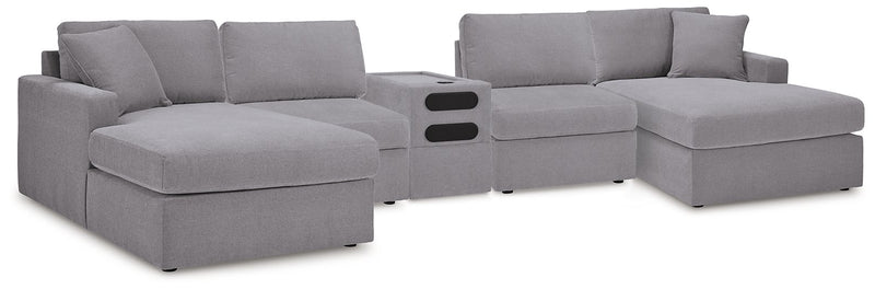 Modmax 5 Piece Sectional with Audio Console - Jay's Mattress Plus (NY)