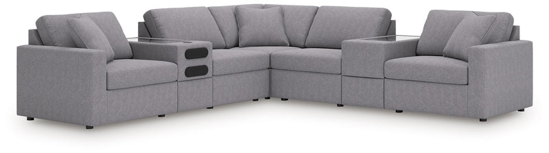 Modmax Balanced Sectional with Audio and Storage Consoles - Jay's Mattress Plus (NY)