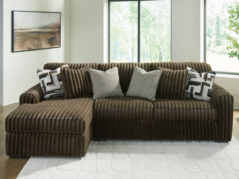 Midnight-Madness Sectional Sofa with Chaise - Jay's Mattress Plus (NY)