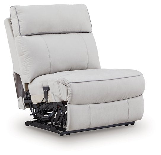 Social Pointe Reclining Sectional with Storage Console - Jay's Mattress Plus (NY)