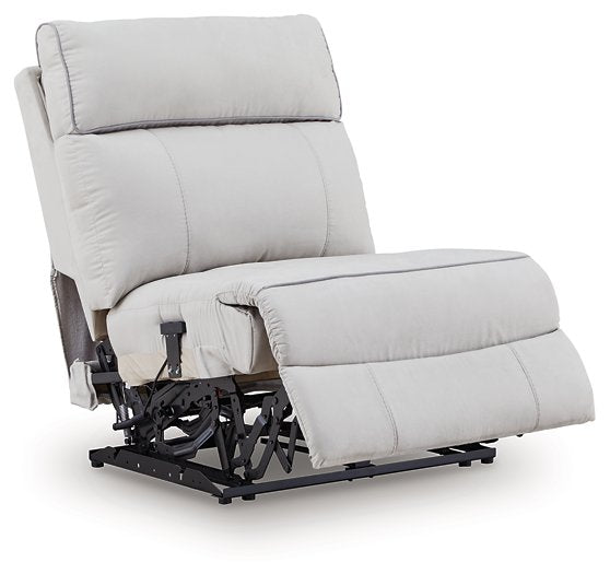 Social Pointe Reclining Sectional with Storage Console - Jay's Mattress Plus (NY)