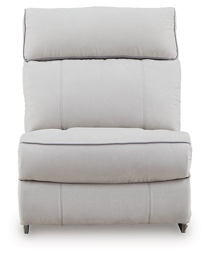 Social Pointe Reclining Sectional with Storage Console - Jay's Mattress Plus (NY)
