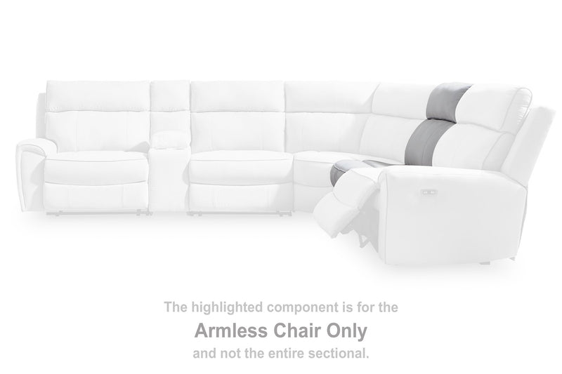 Social Pointe Reclining Sectional with Storage Console - Jay's Mattress Plus (NY)