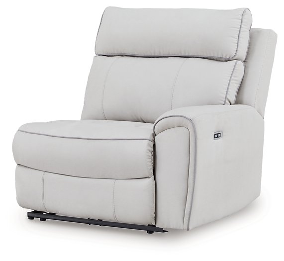 Social Pointe Reclining Sectional with Storage Console - Jay's Mattress Plus (NY)