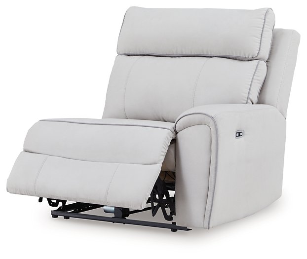 Social Pointe Reclining Sectional with Storage Console - Jay's Mattress Plus (NY)