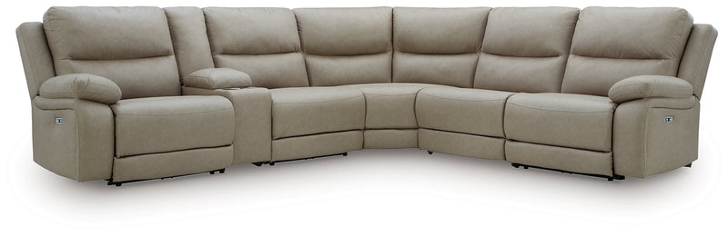 Narwhal Place Reclining Sectional with Storage Console - Jay's Mattress Plus (NY)