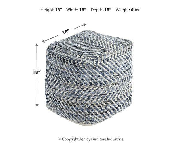 Chevron Pouf - Jay's Mattress Plus (NY)