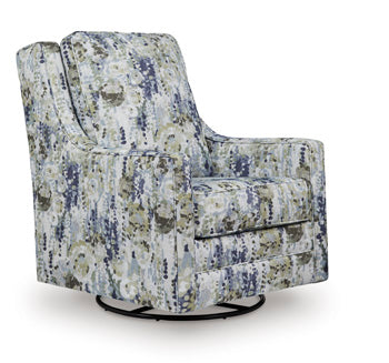 Dustinford Swivel Glider Accent Chair